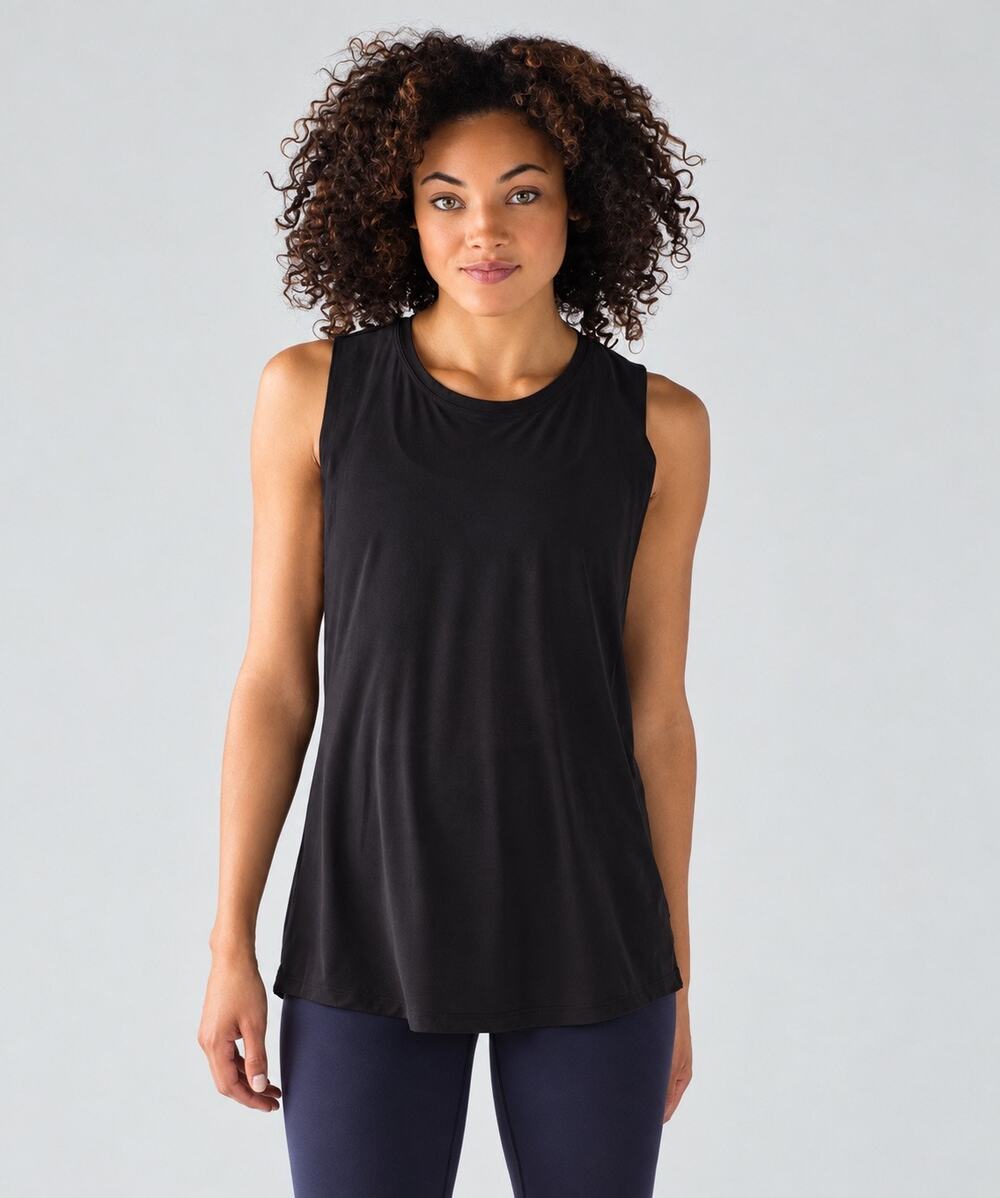 Lululemon Get Low Muscle Tank Black Women’s Size 12